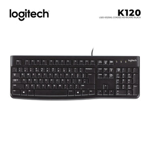 LOGITECH K120  Corded Keyboard - BLACK USB