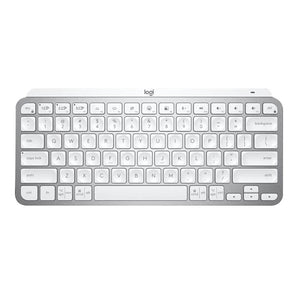 LOGITECH MX Keys Mini, Bluetooth Illuminated Keyboard - PALE GREY 920-010502